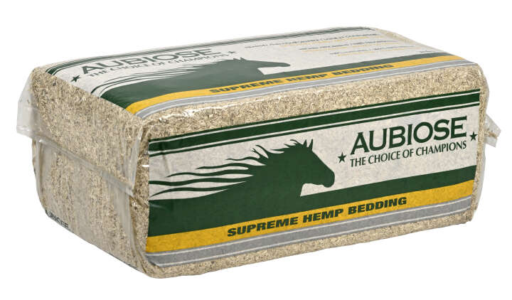 AUBIOSE Hanfeinstreu ohne Eukalyptus für Pferde 20 kg